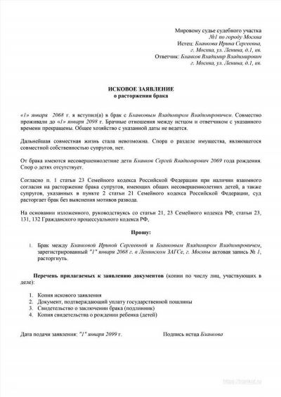 Как правильно составить исковое заявление о взыскании алиментов в году